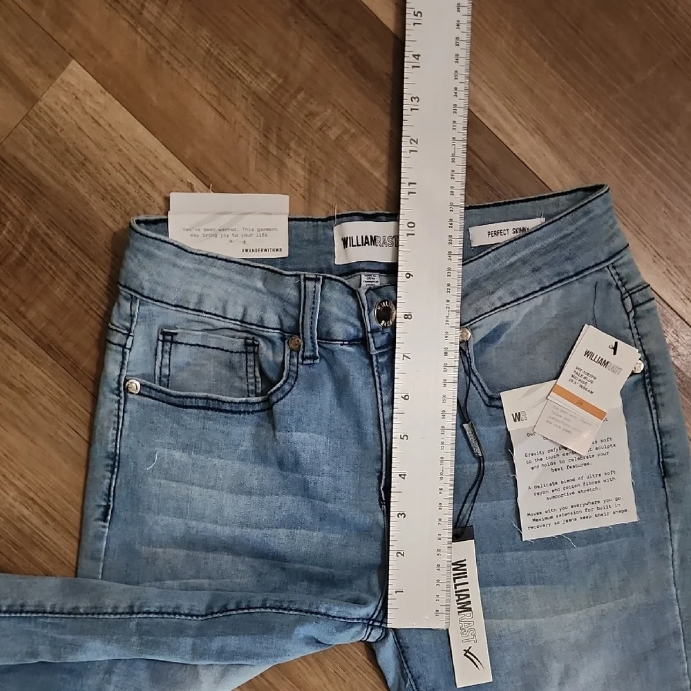 William Rast Perfect Skinny Jeans Size 24 Dark Wash Stretch Denim - Picture 6 of 11